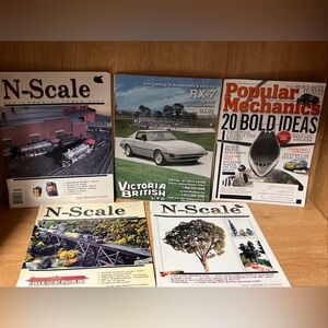 5x Popular Mechanics 20 Bold Idea, N-Scale, Catalog Of Accessorie Parts For RX-7